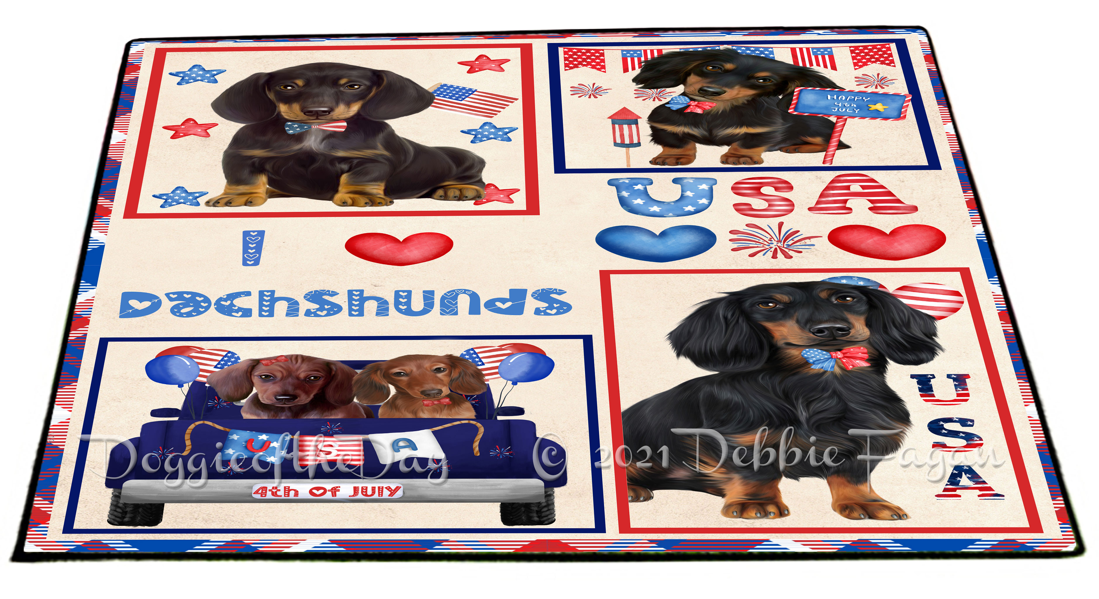 Dachshund Dog Floor Mat Personalized Anti Slip Pet Door Mat Indoor dachshund-dog-floor-mat-personalized-anti-slip-pet-door-mat-indoor